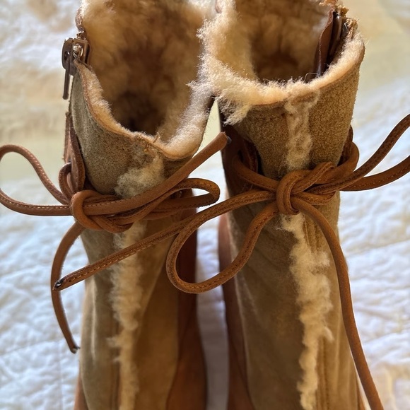 Arche leather wedge winter suede boots Sz 9 - Picture 10 of 11